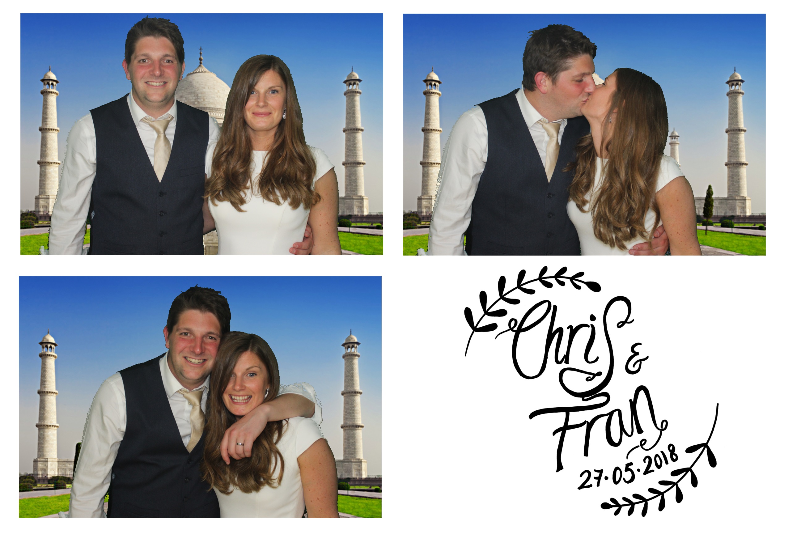 Chris & Fran | View more photos from the event at images.mobile-photo-booth.com/u/MobilePhotoBoothUK/Chris-Fran
